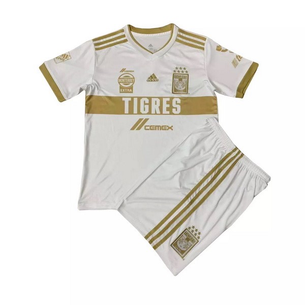 Maillot Football Tigres UANL Third Enfant 2020-21 Blanc Jaune